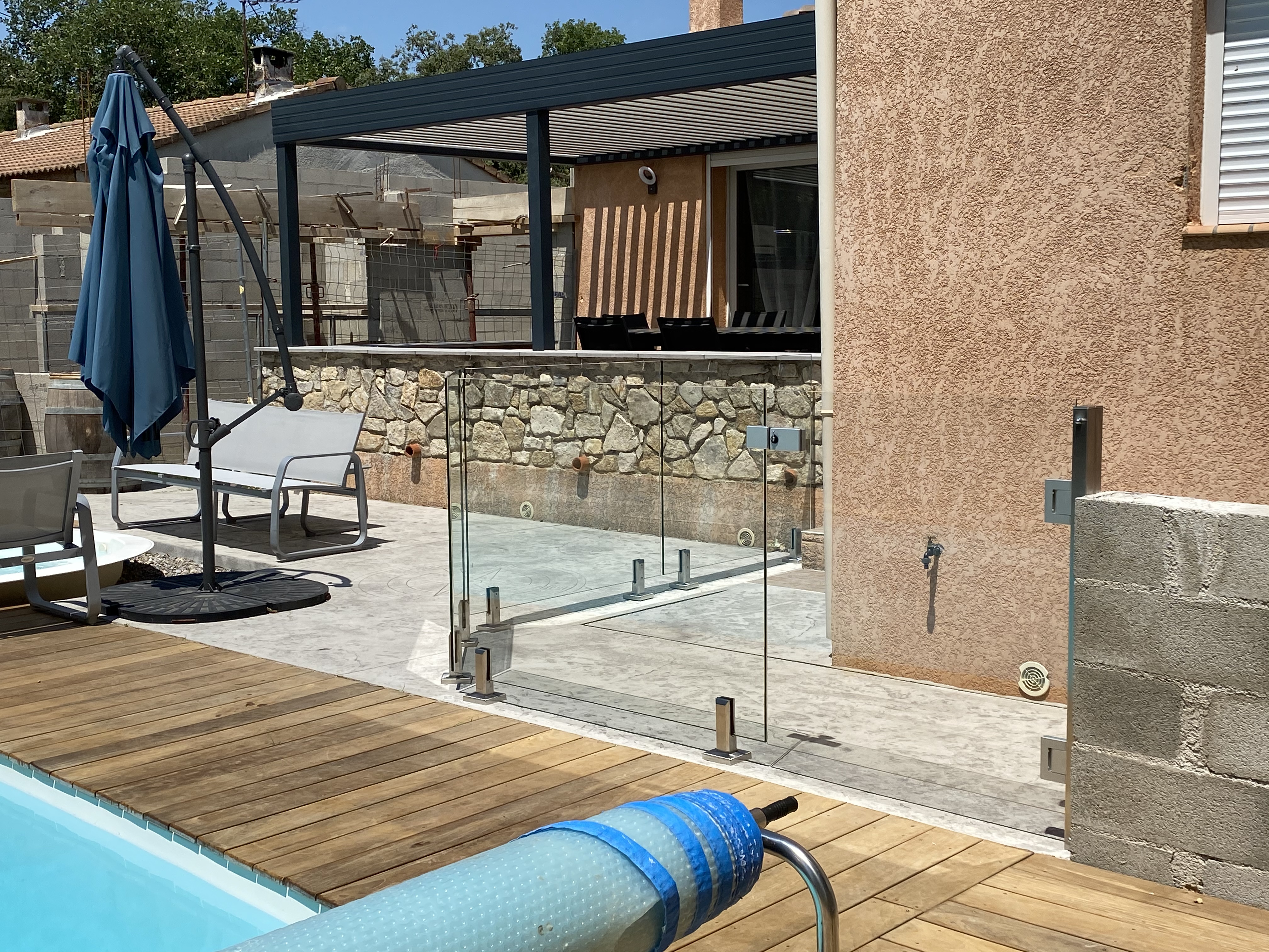 Protection autour d'une piscine