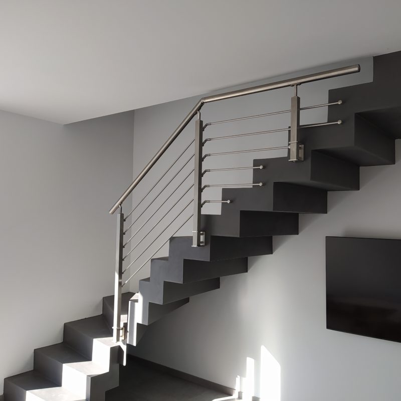 Réalisation garde-corps avec câble inox - Scal'in garde Corps