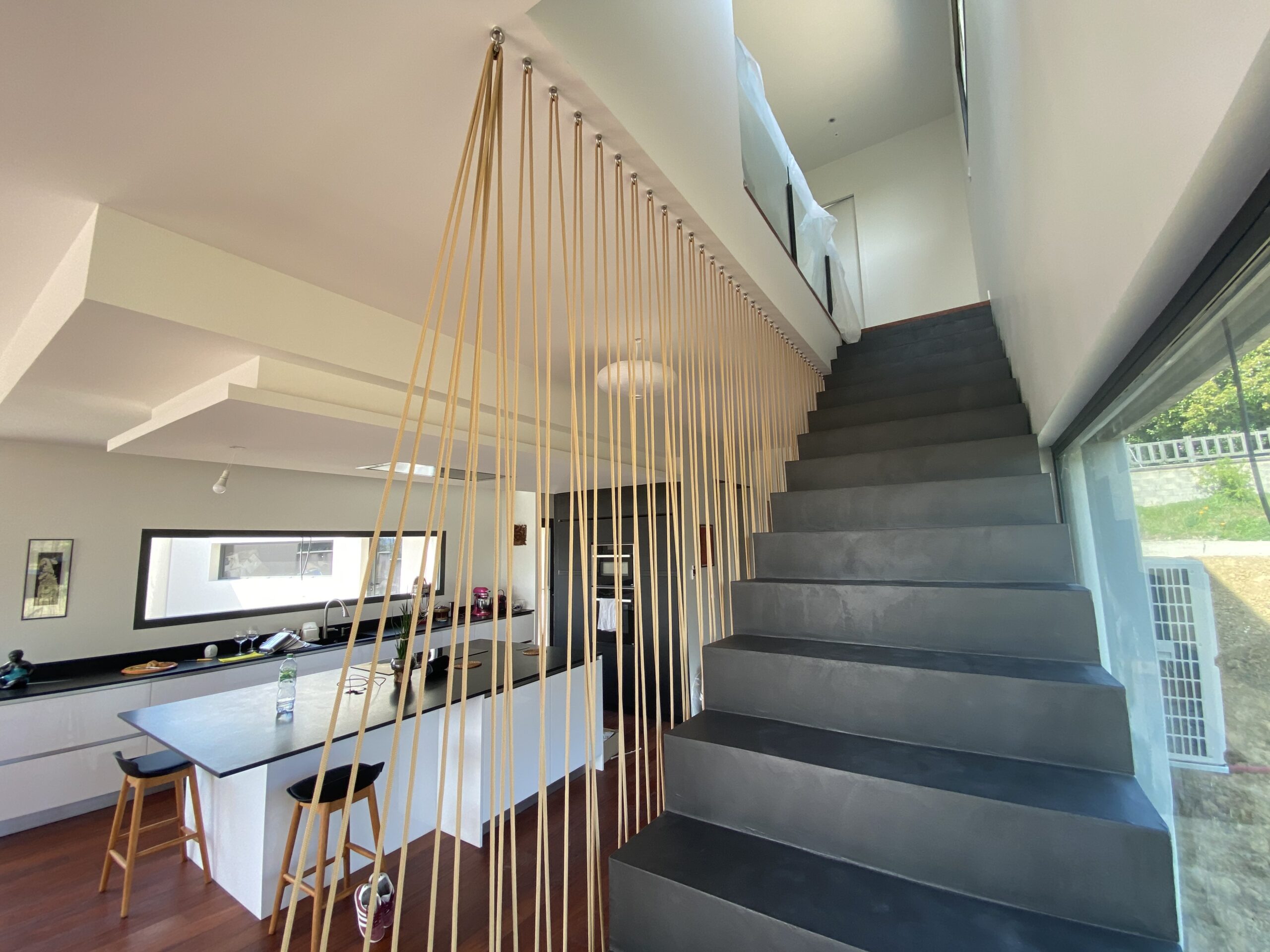 Garde-corps intérieur d'une maison individuelle - Scal'in garde Corps