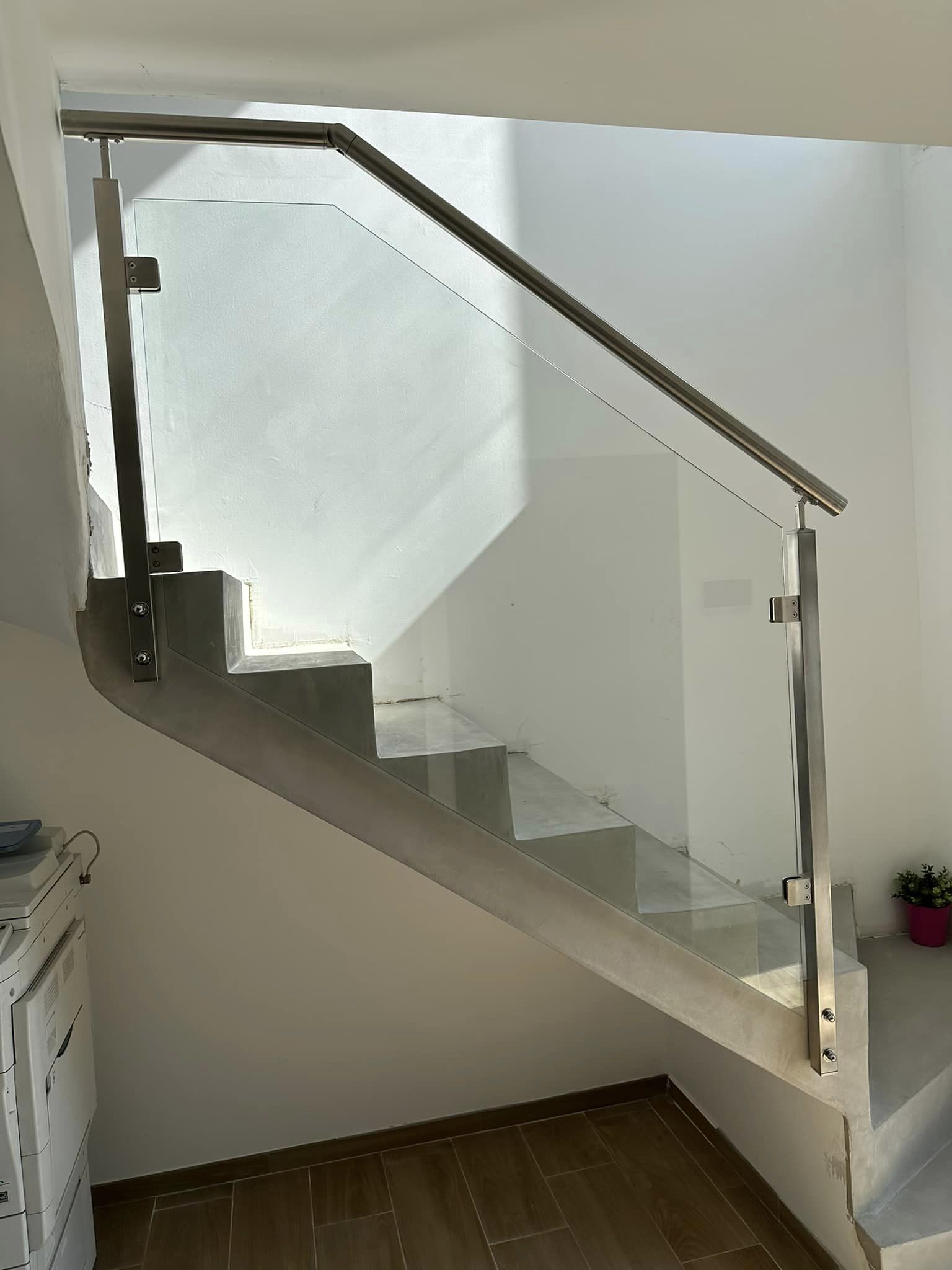 garde-corps en inox d'une habitation à Nîmes près de Montpellier pour un particulier par Alain Baraona